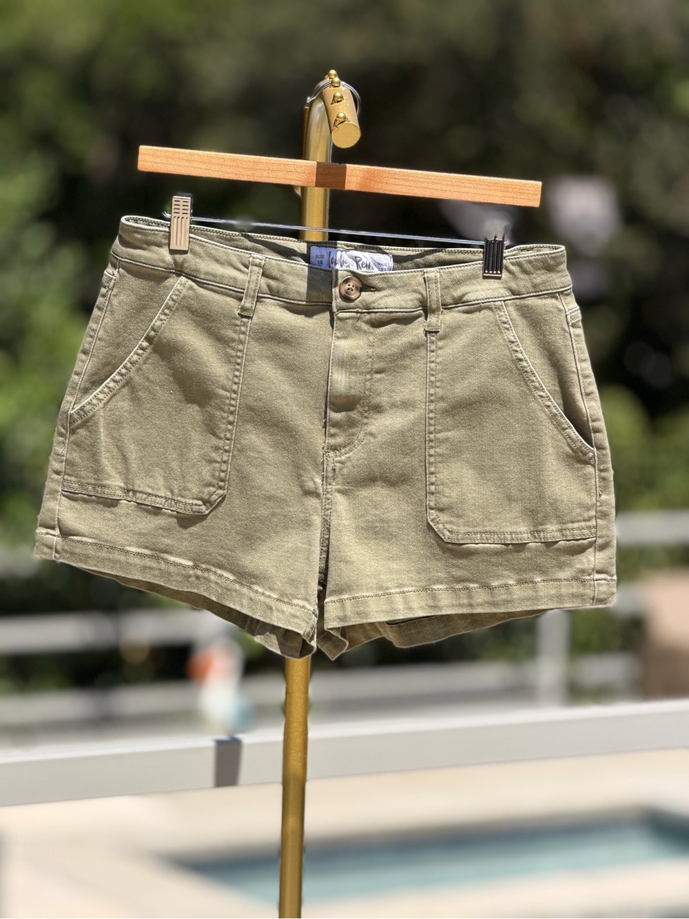 Indigo Rein Olive Green Shorts